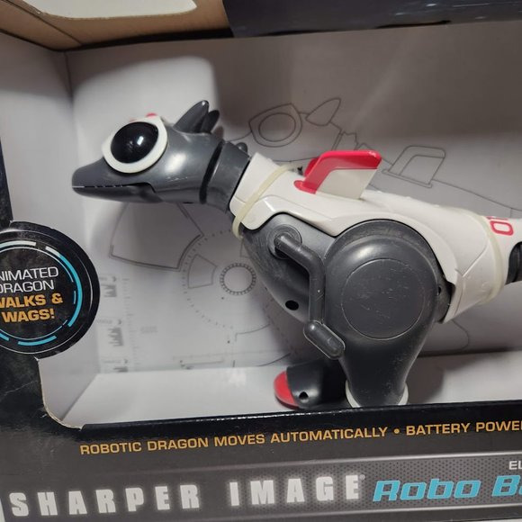 NEW Sharper Image Robotic Battle Dragon Dinosaur New ARTICULATED ROBOT Easter - Picture 2 of 3